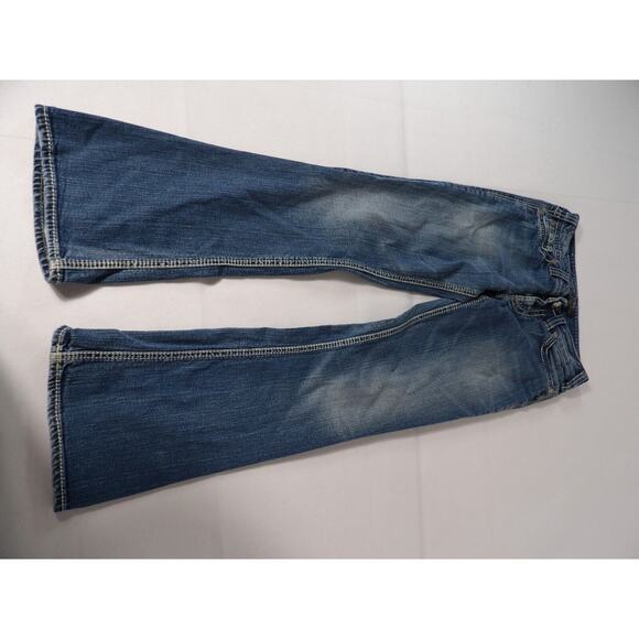 Silver Jeans Suki Surplus Sz 28x32 Y2K Grunge Rockabilly Thick Stitch Boot Cut - Picture 8 of 16